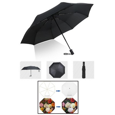 Custom Full Color Imprint 47" Arc Automatic Open Foldable Umbrella