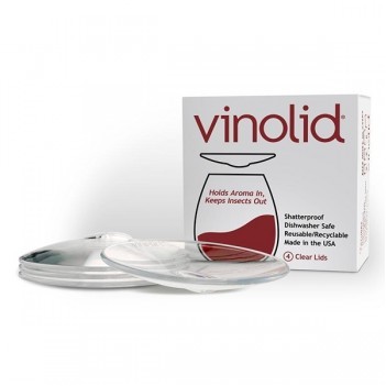 Vinolid© Wine Glass Lid (Set of 4)