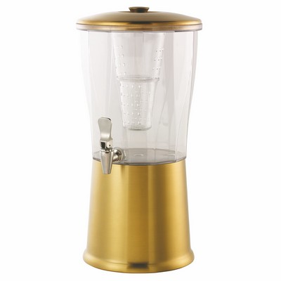 Elite Stainless Steel Cold Beverage Dispenser w/Metallic Finish (Vintage Gold)