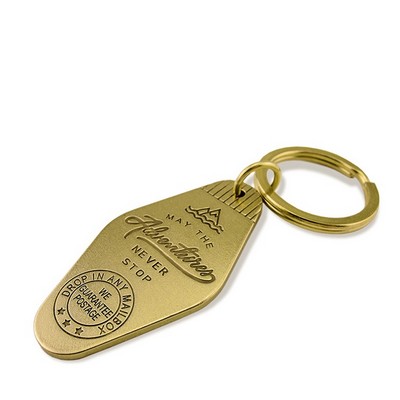 Metal Motel Key Tag