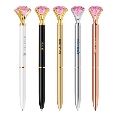 Rose Gemstone Ballpoint Pen