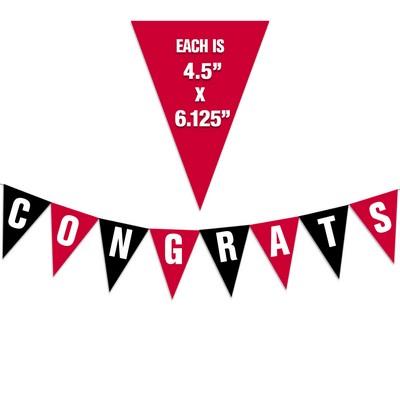 8 Pennant Banner Full Color (1 side)