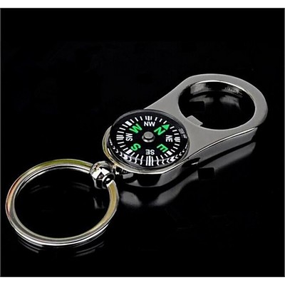 Bottle Opener/Compass Keyring