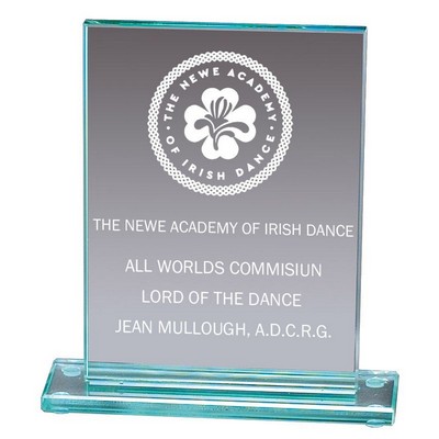 Rectangular Shape Glass Award (7½" x 8½")