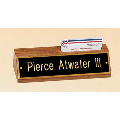 Airflyte® Solid American Walnut Name Plate