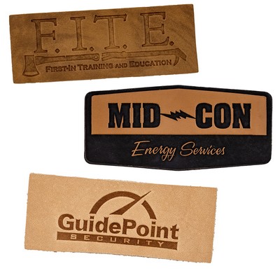 Genuine Leather Patches (3")