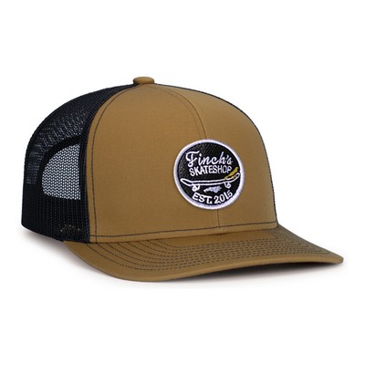 Pacific Headwear Contrast Stitch Trucker Snapback