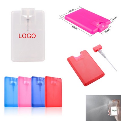 0.67oz Pocket Credit Card Hand Sanitizer Spray bottle