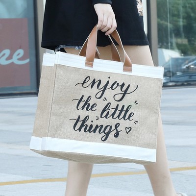 Burlap/Canvas Tote Bags