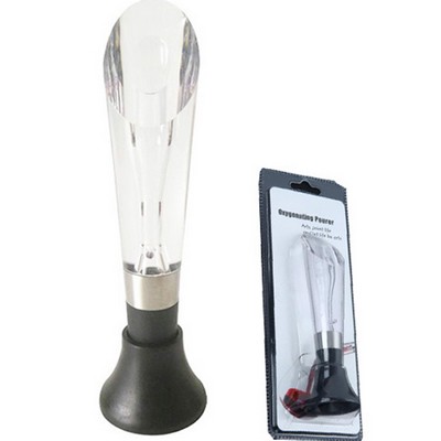 Wine Aerator Pourer With Base Holder