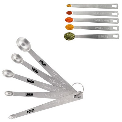 5 in 1 Stainless Steel Measuring Spoon