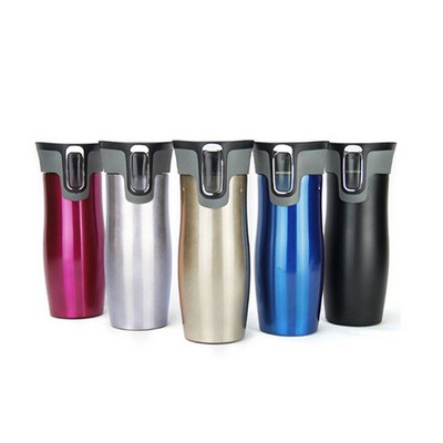 14 Oz. Stainless Steel Travel Water Bottle with Lid