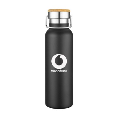 Winford Powder Coated Vacuum Bottle - 20oz Black