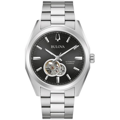 Bulova Mens Surveyor Automatic Stainless Steel Watch