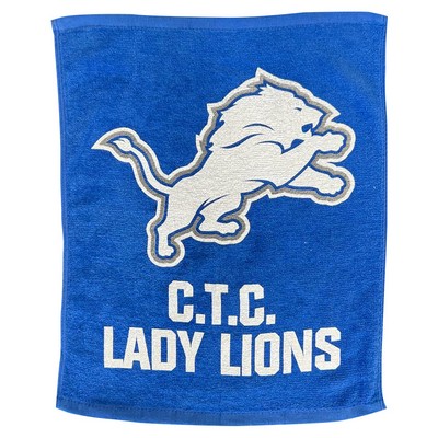 15 X 18 Premium Stadium Rally Towel 1.5lbs. Velour, Hemmed.