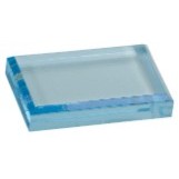 Blue Acrylic Paperweight (4"x2 1/2")