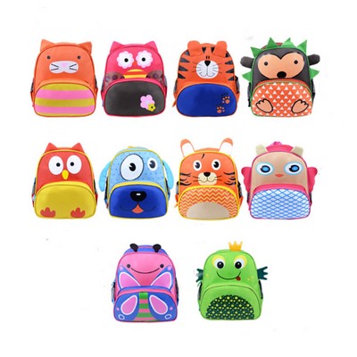 Cartoon Animal Designed Kid Backpack