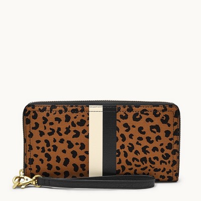 Fossil Logan RFID Zip Around Clutch