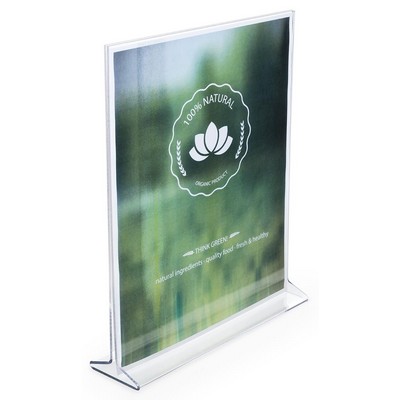 High Open Top Acrylic Sign Holder (8 1/2"x11")