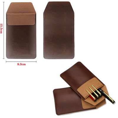 PU Leather Pen Sleeve Case