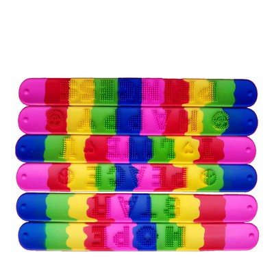 Spiky Silicone Slap Bracelet