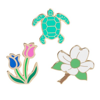 1" Hard Enamel Lapel Pins