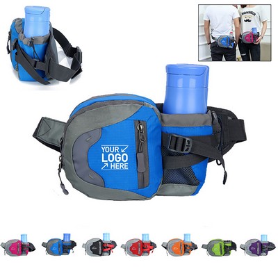 Hiking Fanny Pack With Water Bottle Holder