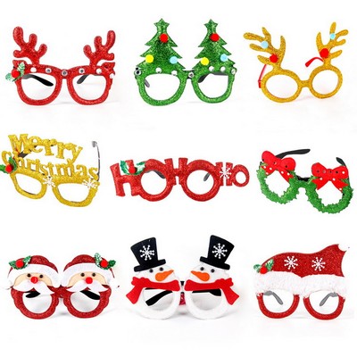 Christmas Glasses Frame