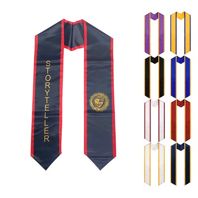 Plain Graduation Stole Sash