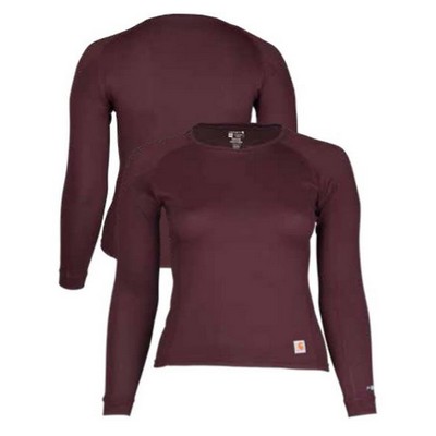 Carhatt® Women's Midweight Waffle Base Layer Crewneck Top