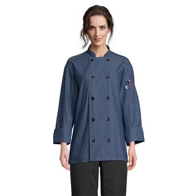 Uncommon Threads Unisex Chambray Chef Coat