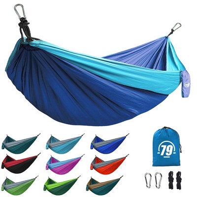 Outdoor Portable Swing Hammock With Pouch