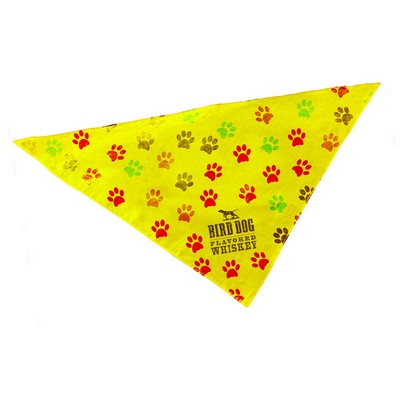 Large Full Color Sublimated Triangle Pet Bandana