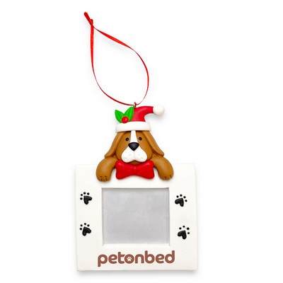 Dog Picture Frame Ornament