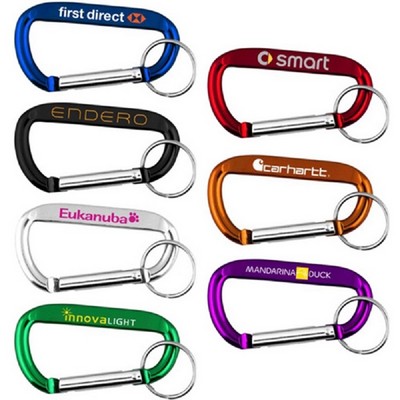 D-Shaped Aluminum Carabiner