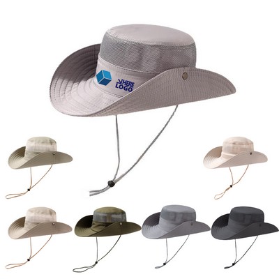 Wide Brim UV Protection Sun Bucket Hat