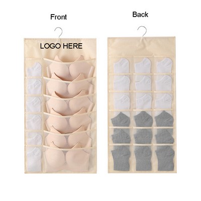 Dual-Sided Closet Hanging Organizer