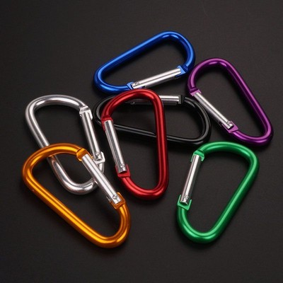 #8 D Shape Aluminium Alloy Carabiner (Not for Climbing)