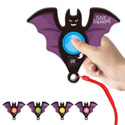 Halloween Bat Push Pop Bubble Keychain