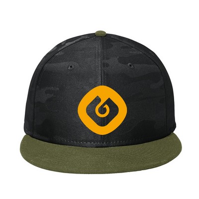 New Era ® Camo Flat Bill Snapback Cap