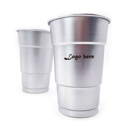 16oz Aluminum Cup MOQ 100pcs