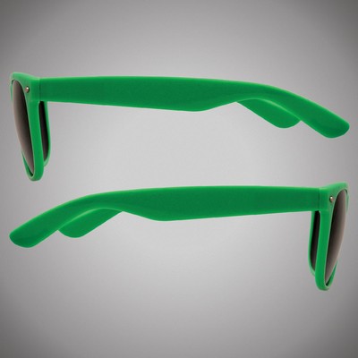 Colorful Classic Retro Billboard Sunglasses w/Blank Arms