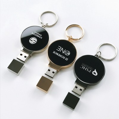 LED Light-up Logo USB Flash Drive Key Chain