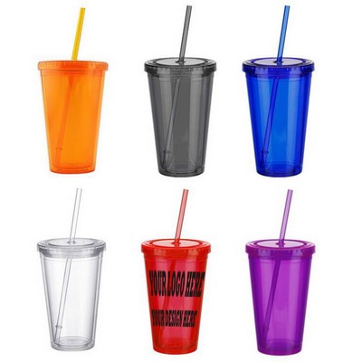 16 Oz Double Wall Acrylic Cups