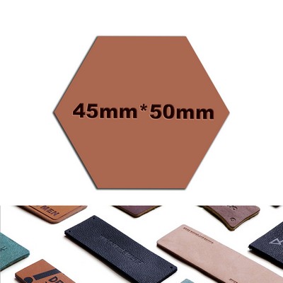 45 x 50 mm Leatherette Patch Faux Leather Patch Cloth Mark