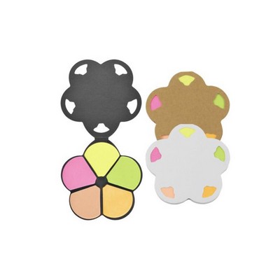 Colorful Flower Sticky Note Pad