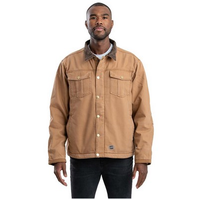 Berne Apparel Tall Vintage Washed Sherpa-Lined Work Jacket