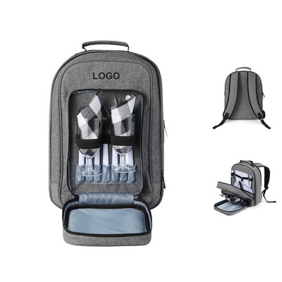 Picnic Backpack for 2 Person with Cutlery (direct import)