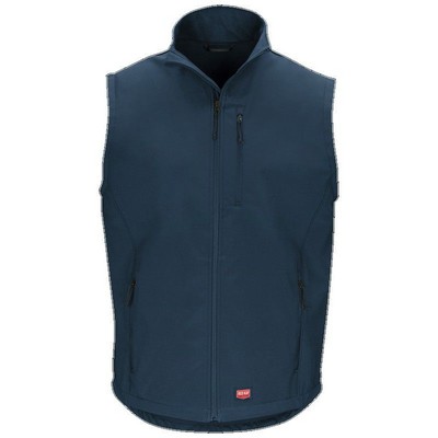 Red Kap™ Men's Deluxe Soft Shell Vest - Navy Blue