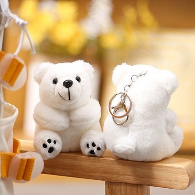 Mini Plush Bear Keychain